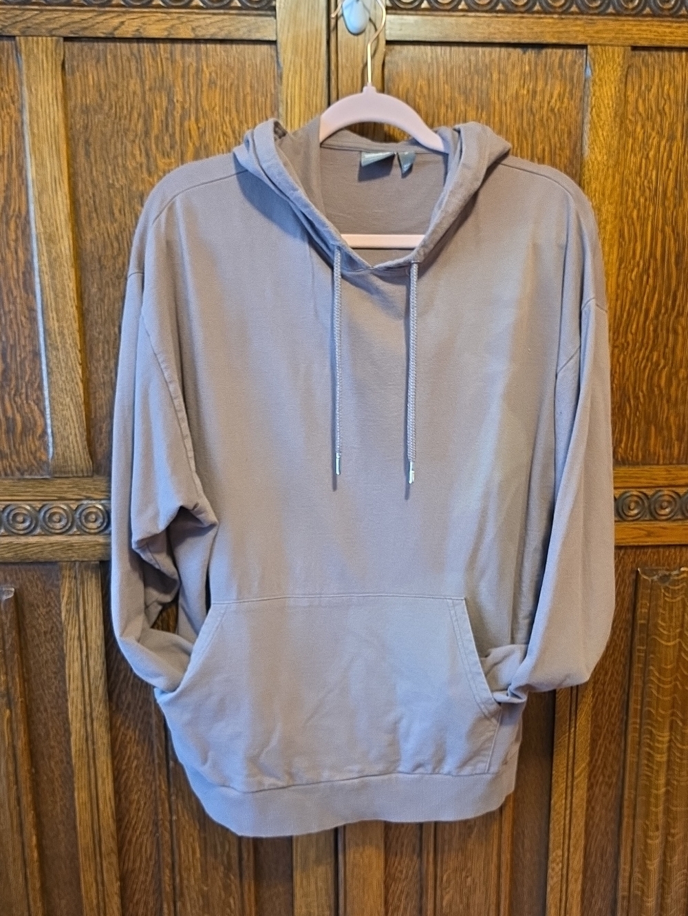 ASOS Men's Hoodie in Taupe Gray